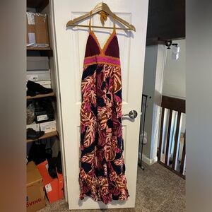 Mossimo Long Beach Maxi dress with crochet top